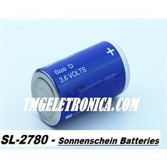 SL-2780 - Bateria SL2780 SIZE D, Tadiran Lithium 3.6V 19Ah, Battery Back-up - PLC, Machine CNC, IHM, CPU, Industrial Robotic Arms - BATT. Generica TIPO SL-2780 3,6VOLTS 19.000MAh, ORIGEM CHINA